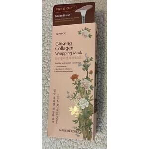 2x Korean GLAMFOX Ginseng Collagen Wrapping Mask Moisturize Radiance & Pores